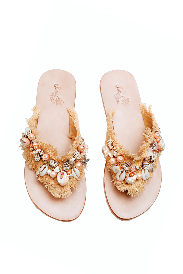 salty skin Sandalen mit Muscheln