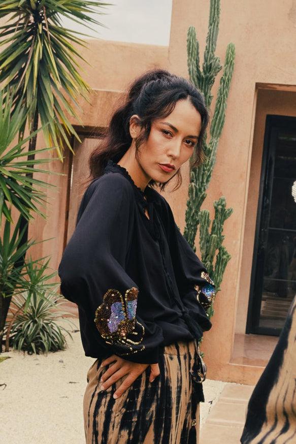 salty skin Thessaloniki Blouse Black