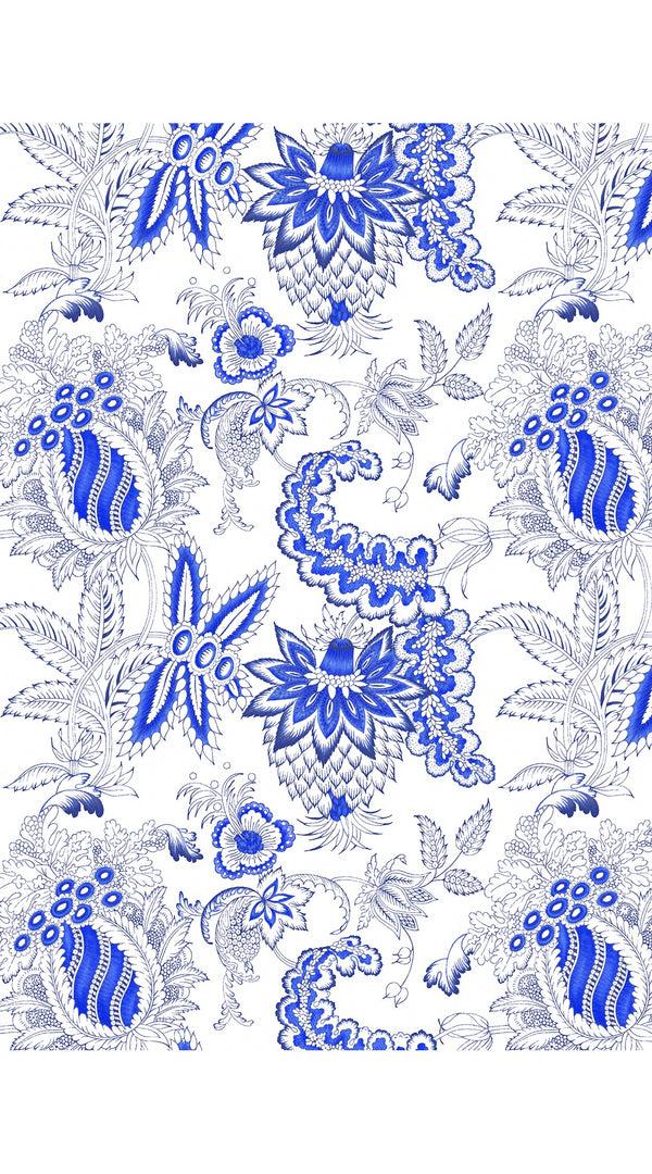 Samantha Sung Abelia Dress Crew Neck Sleeveless Midi Length Poliamide Taffta (Botanic Antique Big White)