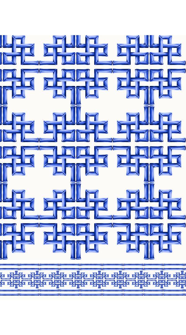 Samantha Sung Abelia Dress U Neck Sleeveless Midi Length Cotton Stretch (Bamboo Grove White)