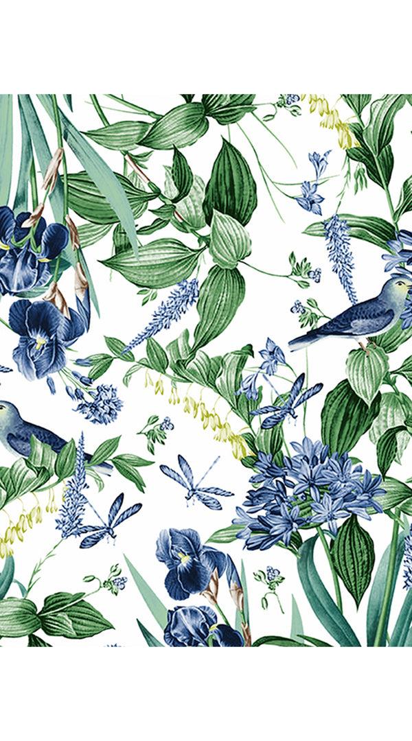 Samantha Sung Abelia Dress V Neck Sleeveless Midi Length Cotton Stretch (Vintage Iris)