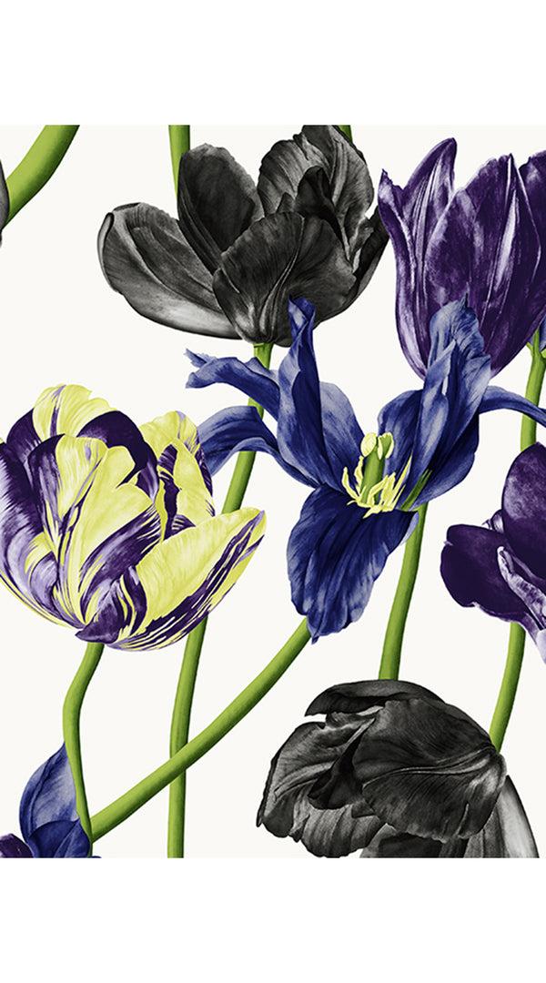 Samantha Sung Abelia Dress V Neck Sleeveless Midi Length Cotton Stretch (Rambrandt Tulip)