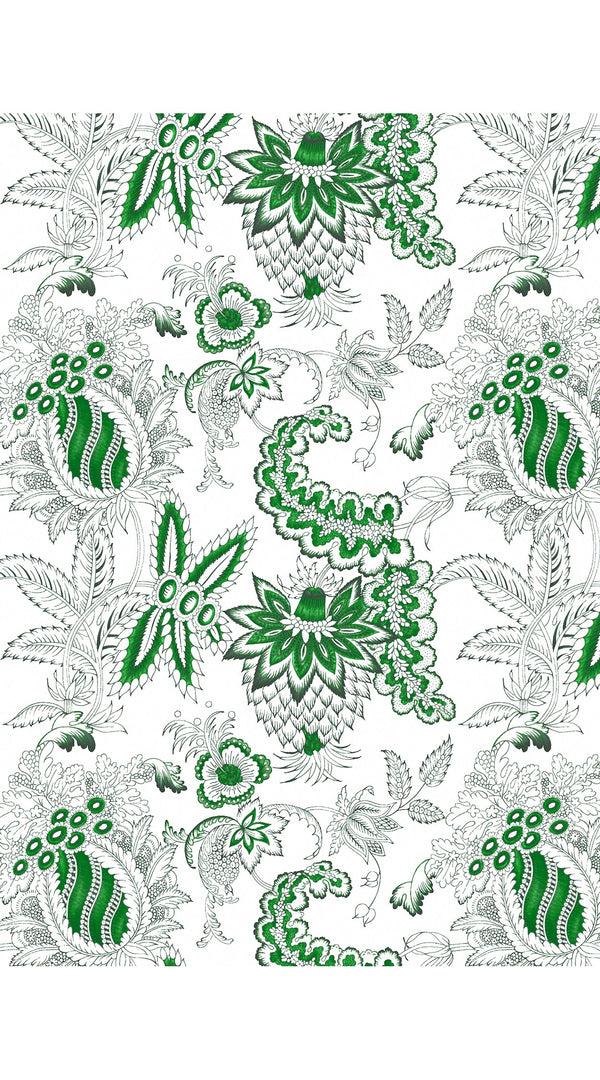 Samantha Sung Amber Dress Crew Neck Sleeveless Midi Length Poliamide Taffta (Botanic Antique Big White)