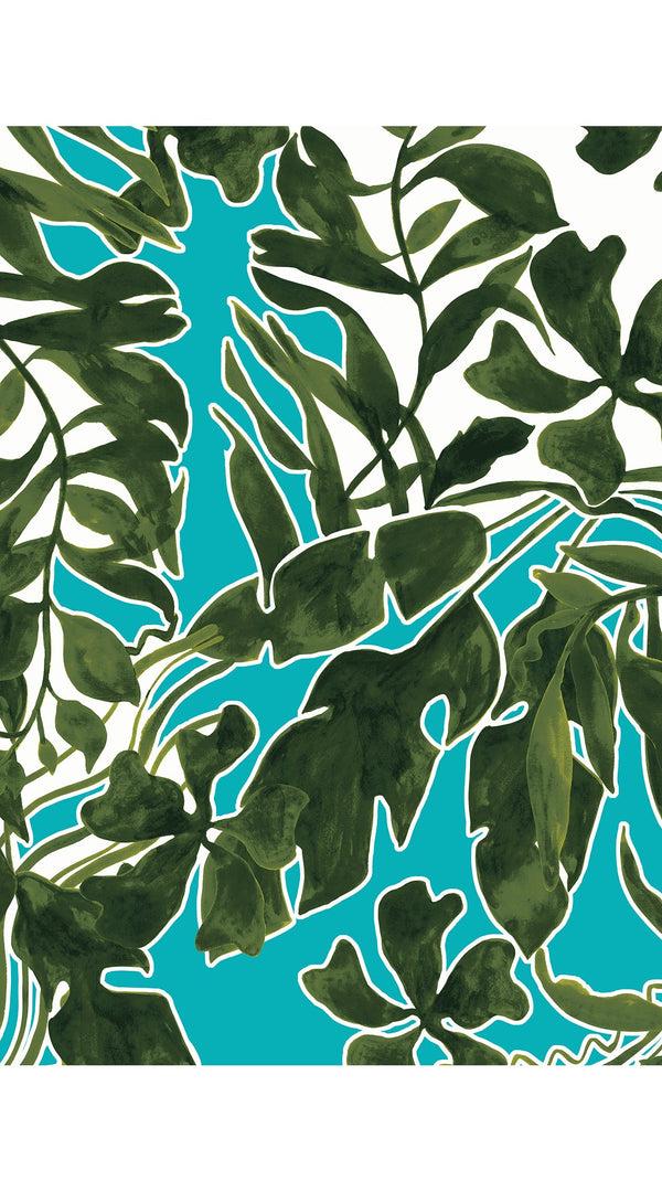 Samantha Sung Aster Dress Shirt Collar 3/4 Sleeve Midi Length Cotton Musola (Como Lake Garden White)