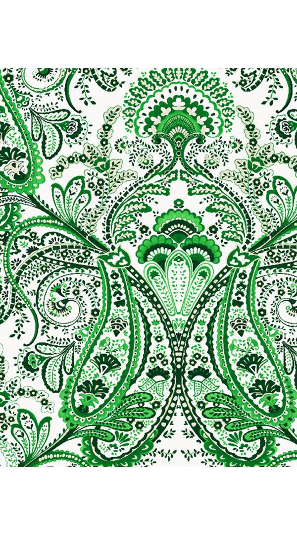 Samantha Sung Aster Dress Shirt Collar 3/4 Sleeve Midi Length Cotton Musola (Russian Paisley)