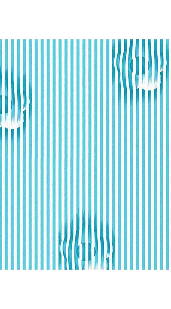 Samantha Sung Aster Dress Shirt Collar 3/4 Sleeve Midi Length Cotton Musola (Oxford Stripe Small)