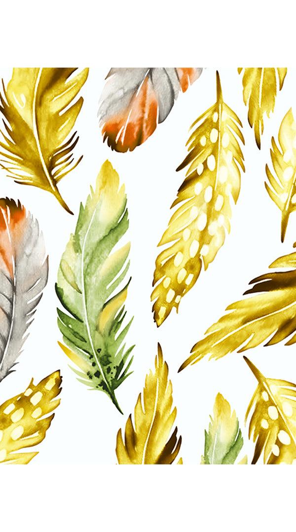 Samantha Sung Aster Dress Shirt Collar 3/4 Sleeve Midi Length Cotton Musola (Floating Feather White)