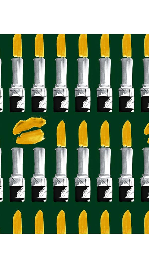 Samantha Sung Aster Dress Shirt Collar 3/4 Sleeve Midi Length Cotton Musola (Lipstic Rouge Black)