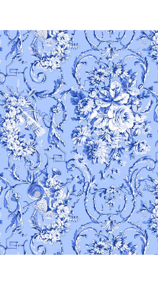 Samantha Sung Aster Dress Shirt Collar 3/4 Sleeve Midi Length Cotton Musola (Villa Carlotta Pastel)