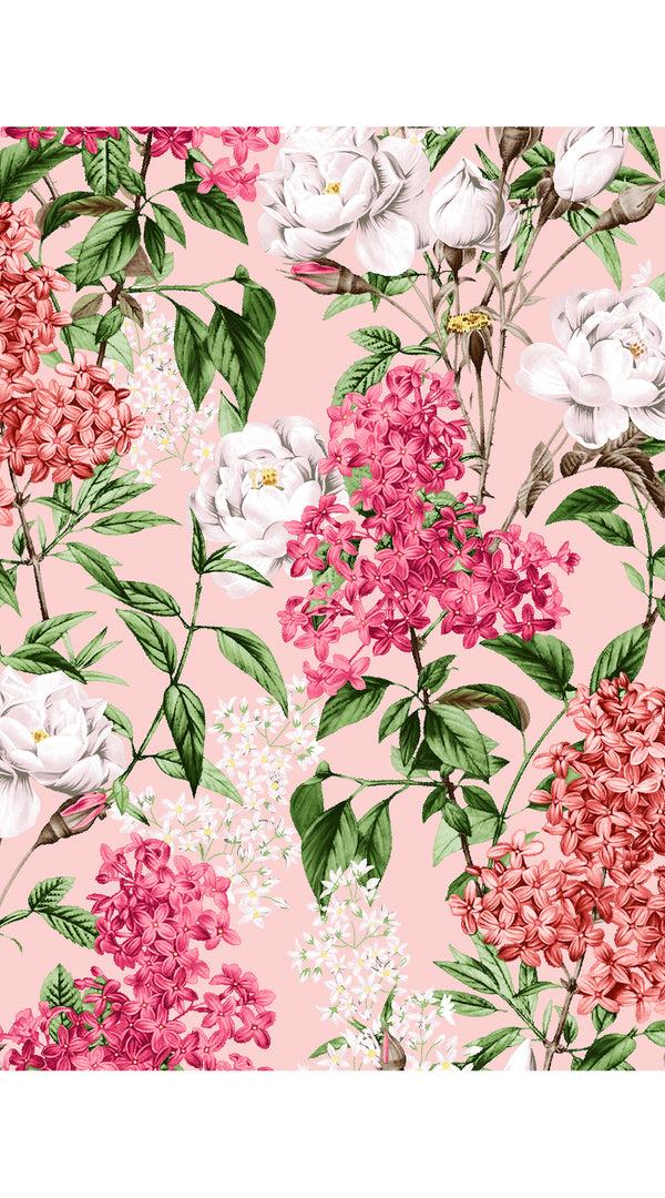 Samantha Sung Aster Dress Shirt Collar 3/4 Sleeve Midi Length Cotton Musola (Lilac Heaven Pastel)