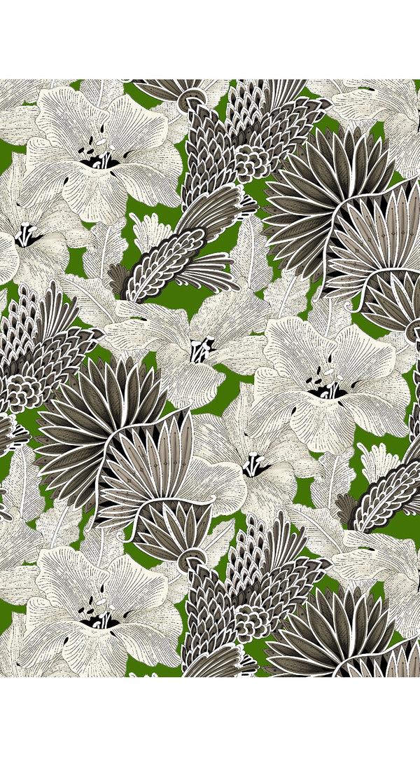 Samantha Sung Aster Dress Shirt Collar 3/4 Sleeve Midi Length Wool (Eching Magnolia)