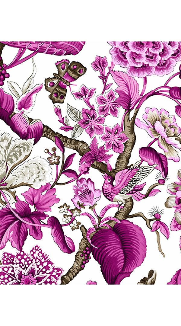 Samantha Sung Aster Skirt #1 With Belt Midi Length Cotton Musola (Hill Garden White)