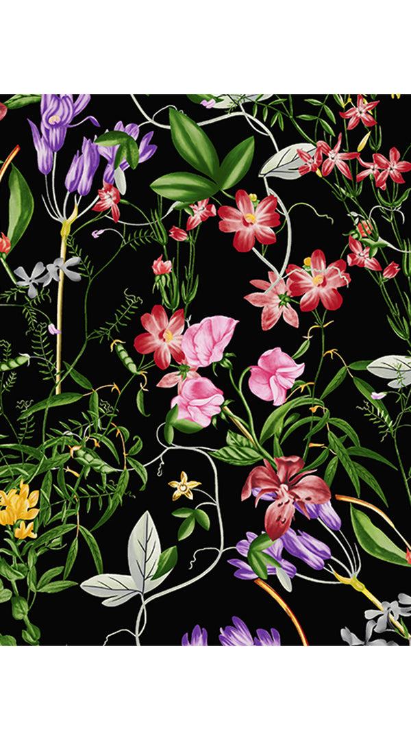 Samantha Sung Aster Skirt #1 With Belt Midi Length Cotton Musola (Fairy Tail Flower)