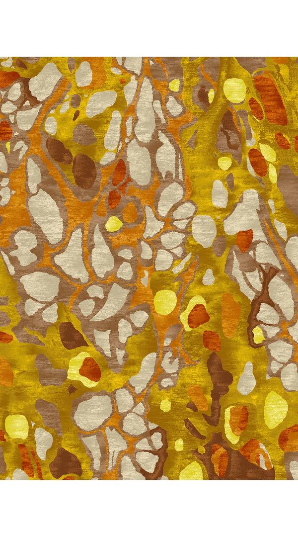 Samantha Sung Audrey Dress #1 Shirt Collar 3/4 Sleeve Long Length Cotton Stretch (Rangford Marble)