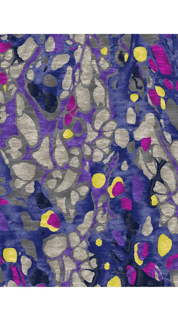 samantha sung Audrey Dress #1 Shirt Collar 3/4 Sleeve Long Length Cotton Stretch (Rangford Marble)