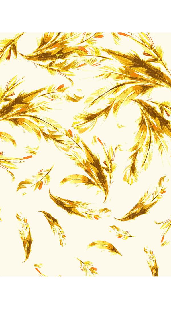 Samantha Sung Audrey Dress #1 Shirt Collar 3/4 Sleeve Long Length Cotton Stretch (Feather Cascade Mid Pastel)