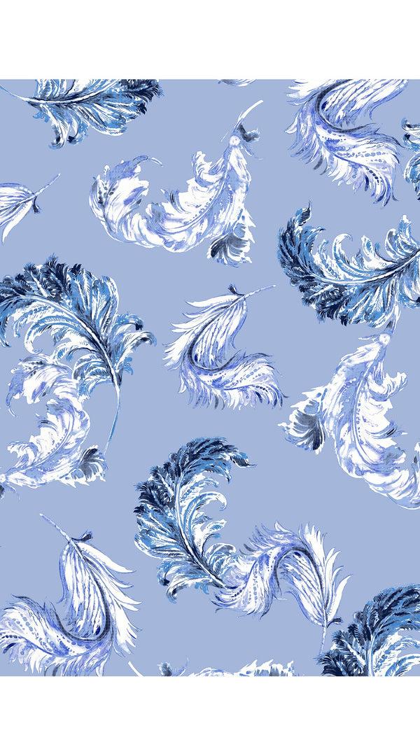 samantha sung Audrey Dress #1 Shirt Collar 3/4 Sleeve Long Length Cotton Stretch (Feather Lightness Small Pastel)