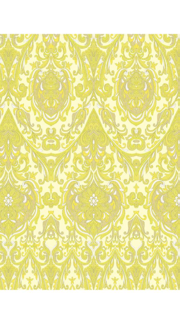 Samantha Sung Audrey Dress #1 Shirt Collar 3/4 Sleeve Long Length Cotton Stretch (Mill Creek Paisley Pastel)