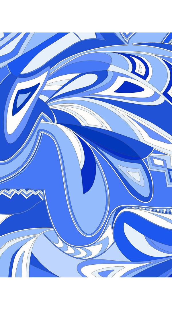 samantha sung Audrey Dress #1 Shirt Collar 3/4 Sleeve Long Length Cotton Stretch (Pucciesque Africani)