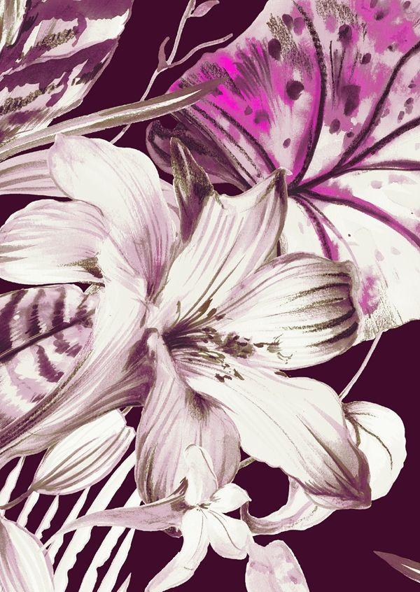 samantha sung Audrey Dress #1 Shirt Collar 3/4 Sleeve Long Length Cotton Stretch (Botanic Santuary Dark)