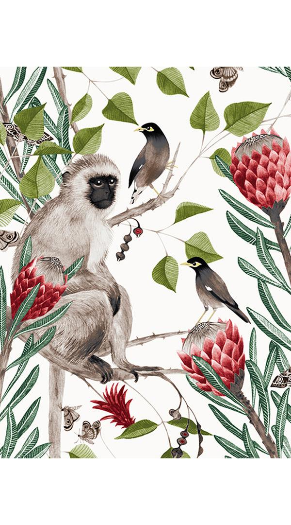 Samantha Sung Audrey Dress #1 Shirt Collar 3/4 Sleeve Regular Length Cotton Stretch (Eastern Monkey White)