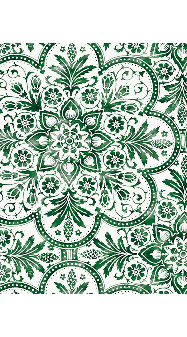 Samantha Sung Audrey Dress #1 Shirt Collar 3/4 Sleeve Regular Length Cotton Stretch (Marakechi Tile)