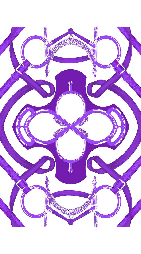 Samantha Sung Audrey Dress #1 Shirt Collar Sleeveless Regular Length Cotton Stretch (Secretariat Horse White Pastel)