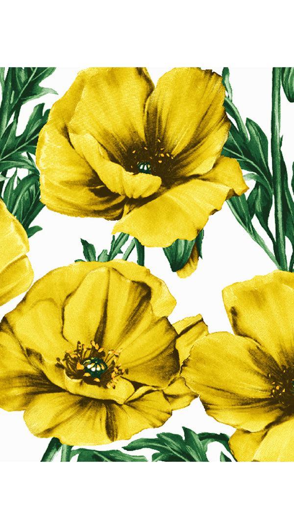 Samantha Sung Audrey Dress #2 Shirt Collar 3/4 Sleeve Cotton Stretch (Poppy Poland Big)