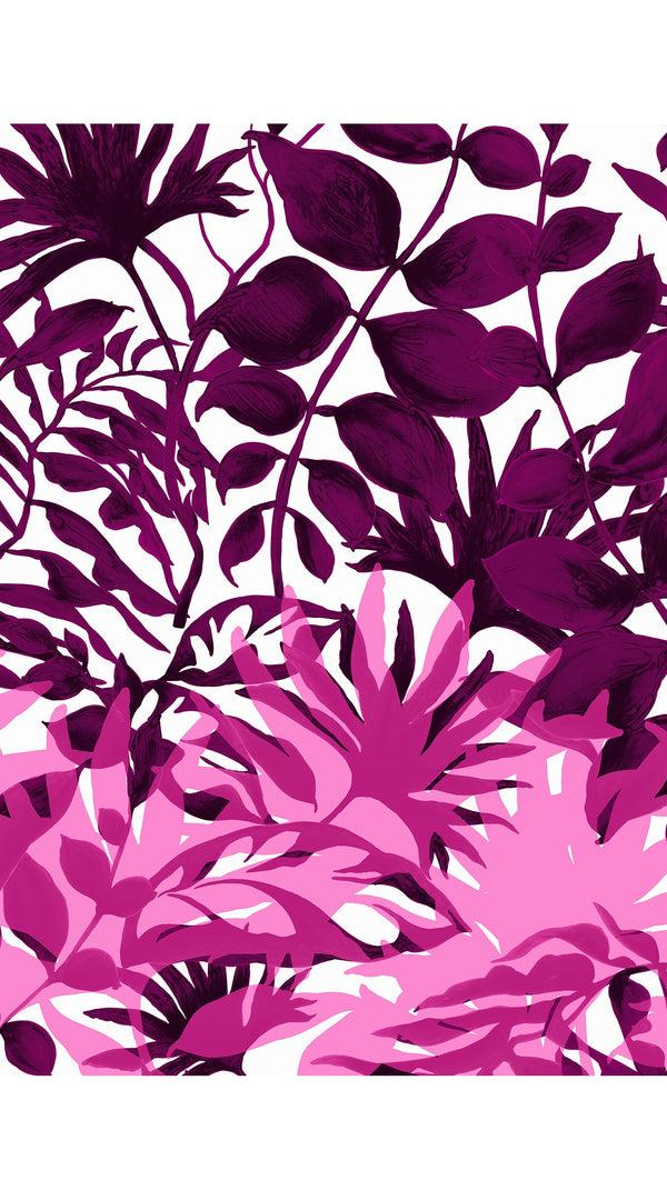 Samantha Sung Audrey Dress #2 Shirt Collar 3/4 Sleeve Long Length Cotton Stretch (Picasso Mono White Multi)