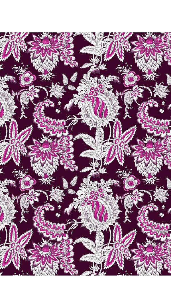 Samantha Sung Audrey Dress #2 Shirt Collar 3/4 Sleeve Midi Length Cotton Stretch (Botanic Antique Small Pastel)