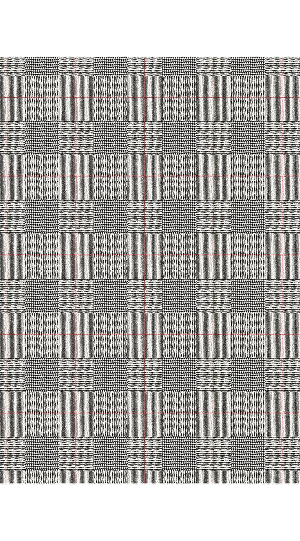 Samantha Sung Audrey Dress #2 Shirt Collar 3/4 Sleeve Midi Length Poplin Stretch (Savile Row Check Ivory)