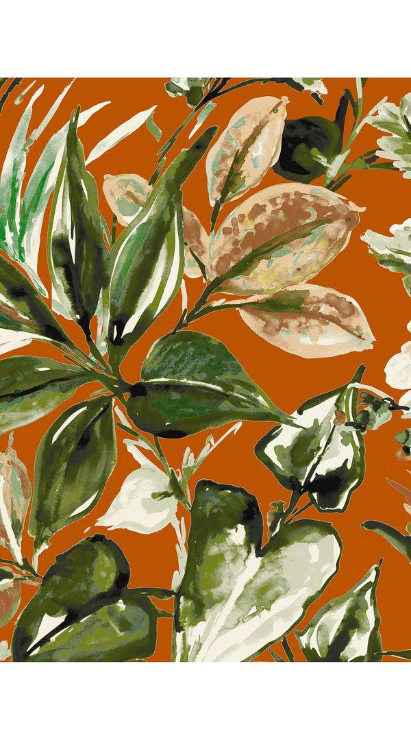 Samantha Sung Audrey Dress #2 Shirt Collar 3/4 Sleeve Midi Length Poplin Stretch (Mozambique Flower Multi)