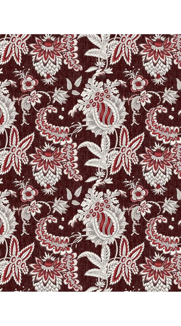 Samantha Sung Audrey Dress #2 Shirt Collar 3/4 Sleeve Midi Length Cotton Stretch (Botanic Antique Dark)