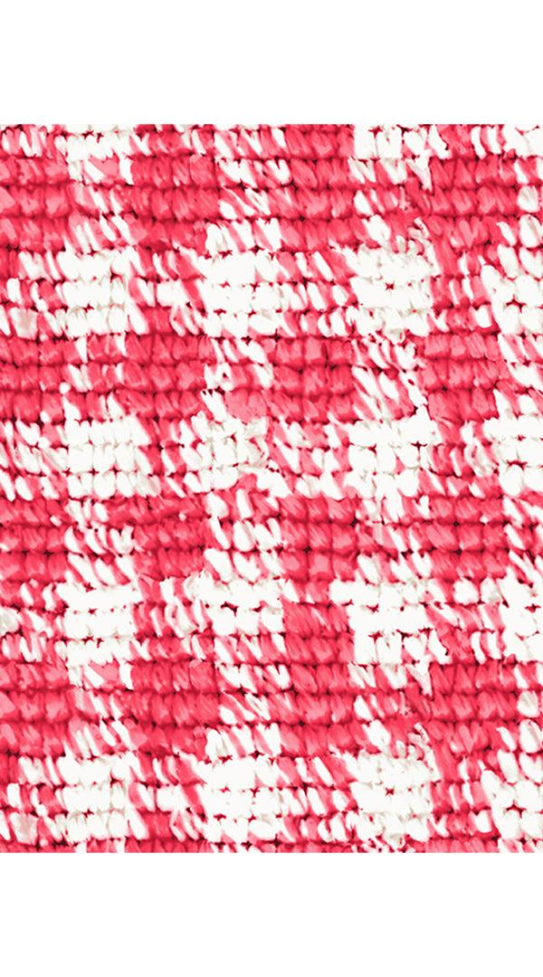 Samantha Sung Audrey Dress #2 Shirt Collar Sleeveless Long Length Cotton Stretch (Ratan Houndstooth)