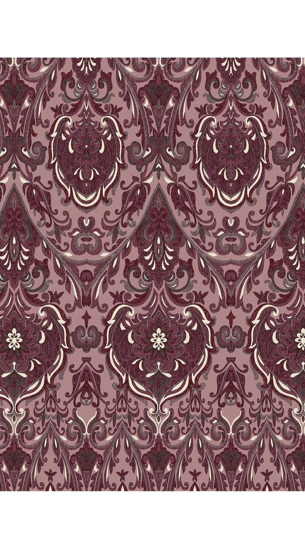 Samantha Sung Audrey Dress #3 Shirt Collar 3/4 Sleeve Regular Length Cotton Stretch (Mill Creek Paisley Dark)