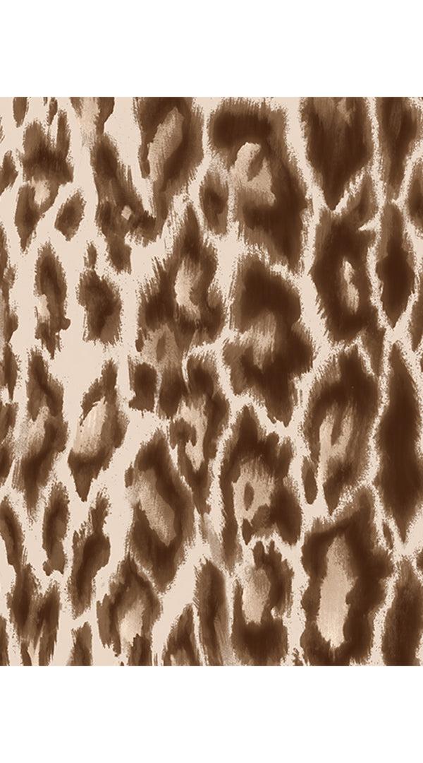 Samantha Sung Audrey Dress #4 Shirt Collar 3/4 Sleeve Long +3 Length Cotton Musola (Dior Leopard)