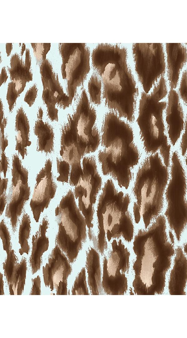 Samantha Sung Audrey Dress #4 Shirt Collar 3/4 Sleeve Long +3 Length Cotton Musola (Dior Leopard)