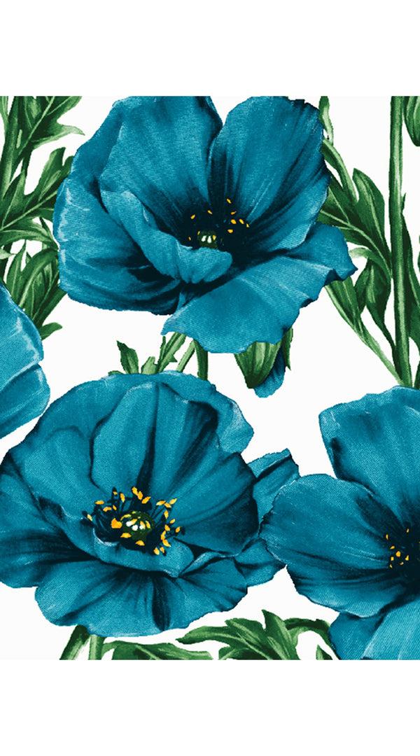 Samantha Sung Audrey Dress #4 Shirt Collar 3/4 Sleeve Long Length Cotton Musola (Poppy Poland Big)