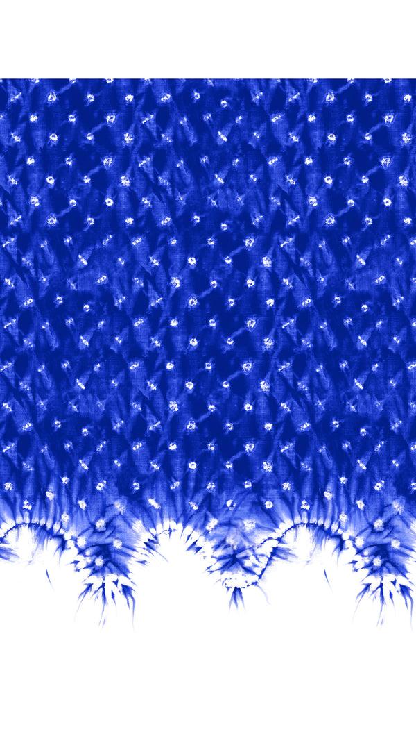 Samantha Sung Audrey Dress #4 Shirt Collar 3/4 Sleeve Long Length Cotton Musola (Shibori Midnight)