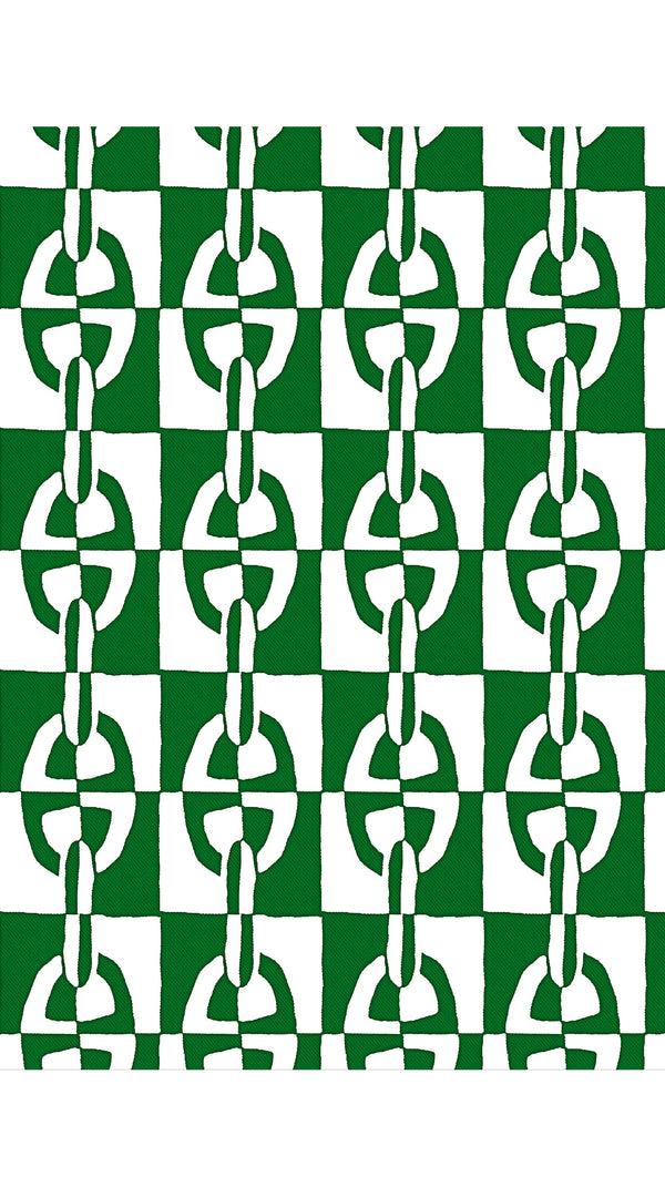 Samantha Sung Audrey Dress #4 Shirt Collar 3/4 Sleeve Long Length Cotton Musola (Geometric Chain)