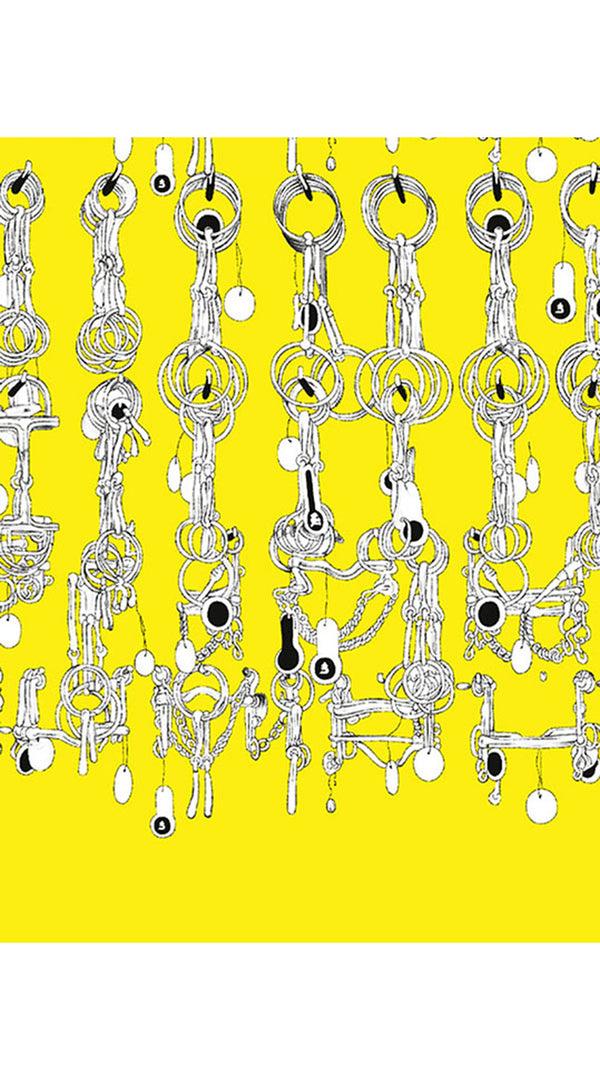 Samantha Sung Audrey Dress #4 Shirt Collar 3/4 Sleeve Long Length Cotton Musola (Horse Chain)