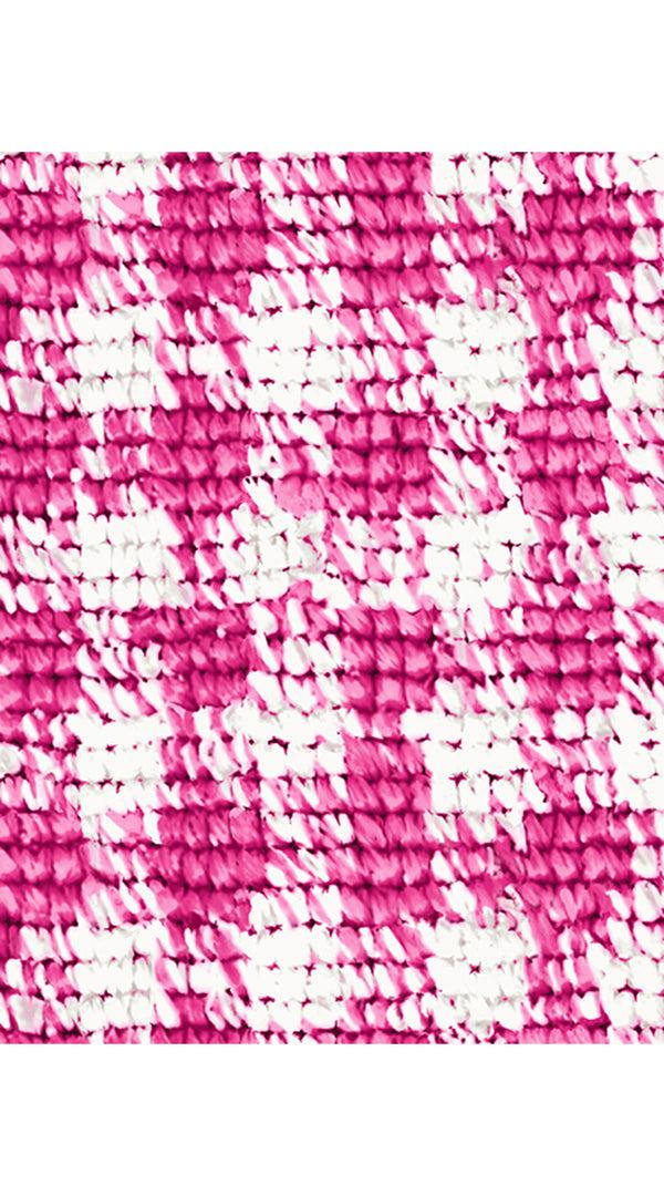 Samantha Sung Audrey Dress #4 Shirt Collar 3/4 Sleeve Midi Length Cotton Musola (Ratan Houndstooth)