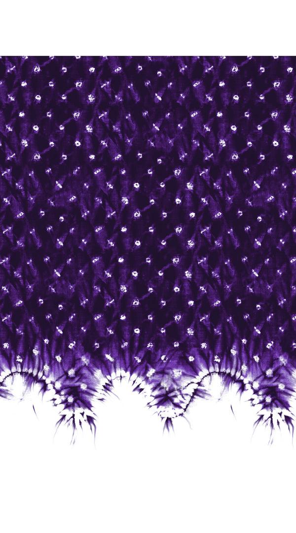 Samantha Sung Audrey Dress #4 Shirt Collar 3/4 Sleeve Midi Length Cotton Musola (Shibori Midnight)