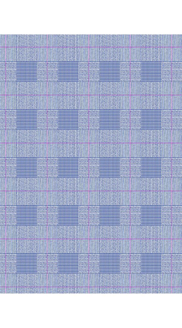 Samantha Sung Audrey Dress #4 Shirt Collar 3/4 Sleeve Midi Length Cotton Stretch (Savile Row Check Big White)