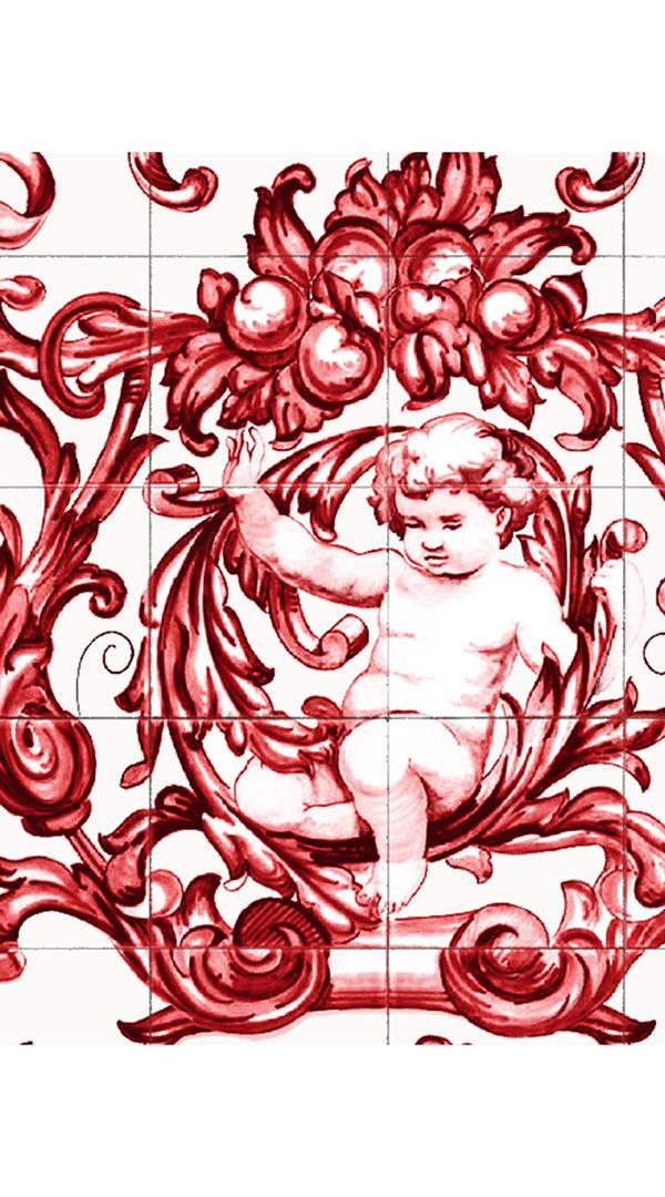 Samantha Sung Audrey Dress #4 Shirt Collar Short Cuff Sleeve Midi Length Musola (Cherub Tile)