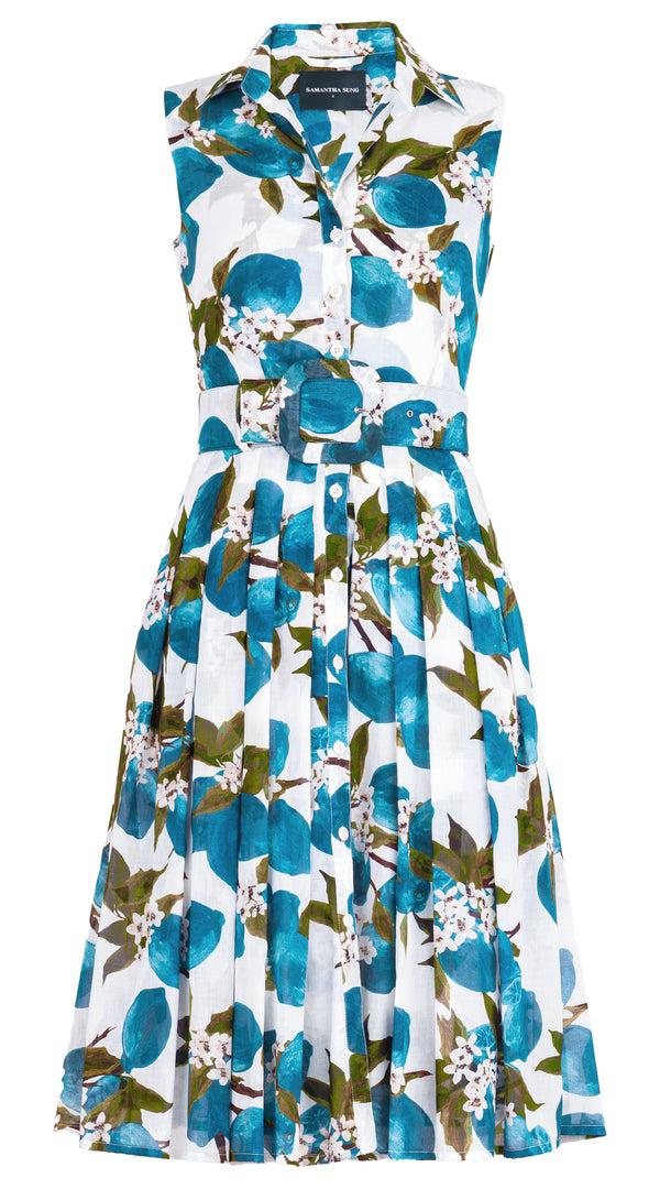 samantha sung Audrey Dress #4 Shirt Collar Sleeveless Long Musola (Lemon Original) 2