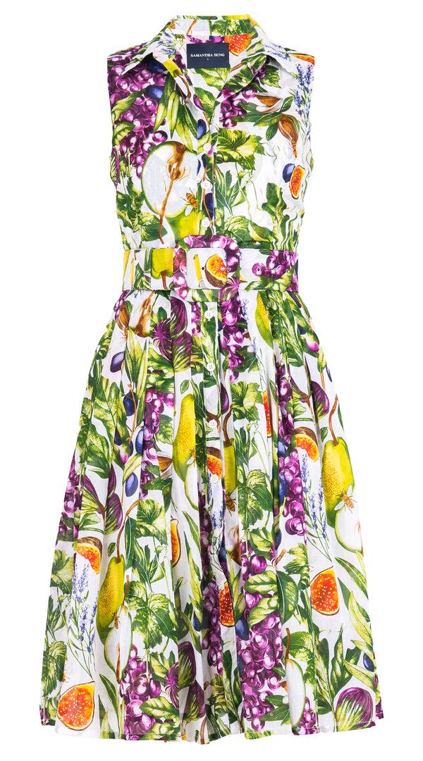 samantha sung Audrey Dress #4 Shirt Collar Sleeveless Long Musola (Fruit Farm) 1