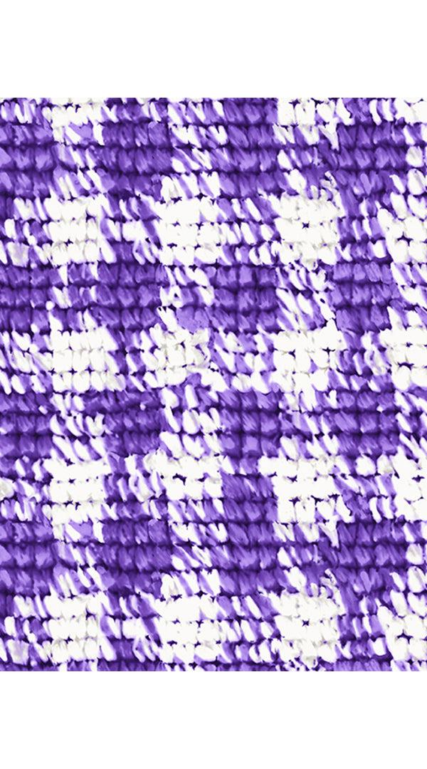 Samantha Sung Audrey Dress #4 Shirt Collar Sleeveless Midi Length Cotton Musola (Ratan Houndstooth)