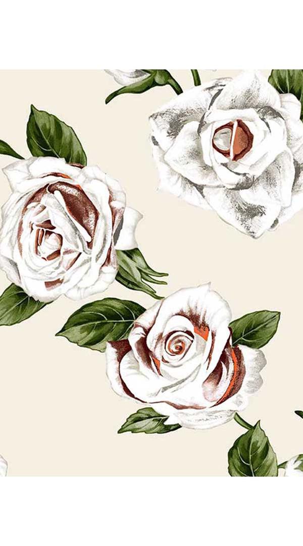 Samantha Sung Avenue Dress Shirt Collar 3/4 Sleeve Midi Length Cotton Musola (Iceberg Rose)