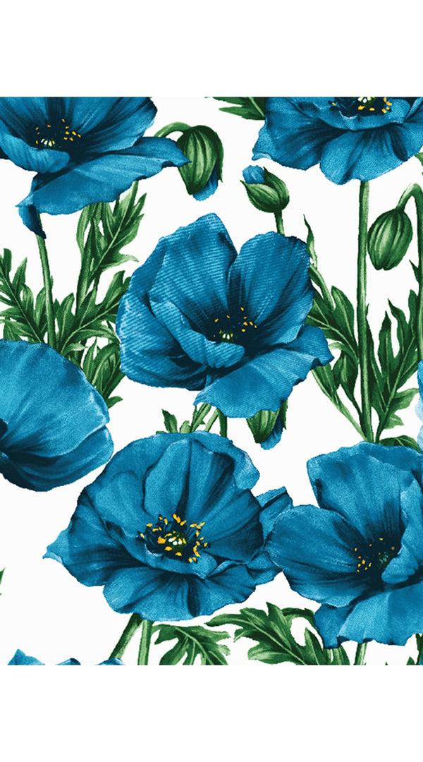 Samantha Sung Chelsea Dress Boat Neck Sleeveless Poplin (Poppy Poland Small)